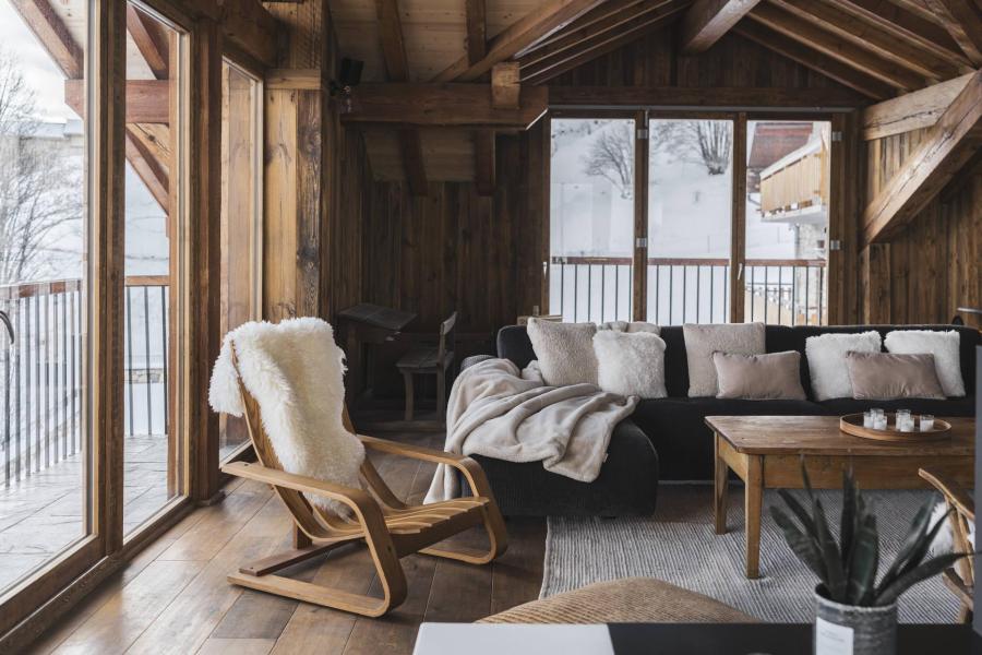 Skiverleih 8 Zimmer Chalet für 12 Personen - Le Bercail - Saint Martin de Belleville - Wohnzimmer