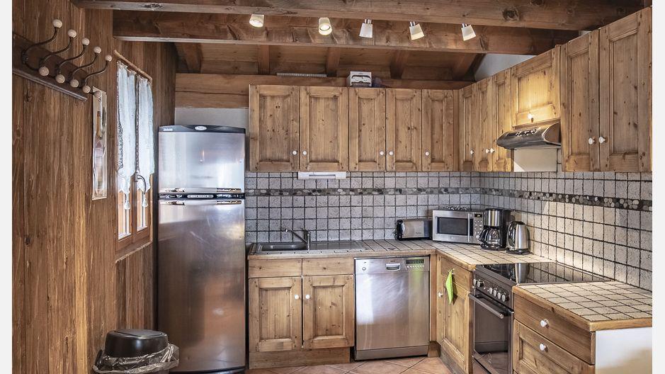Rent in ski resort Le Chalet Mimosa - Saint Martin de Belleville - Open-plan kitchen