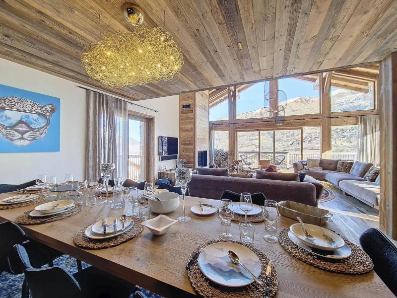 Rent in ski resort 8 room chalet 12 people (MN-Panthere) - Le Chatelard - Saint Martin de Belleville - Living room