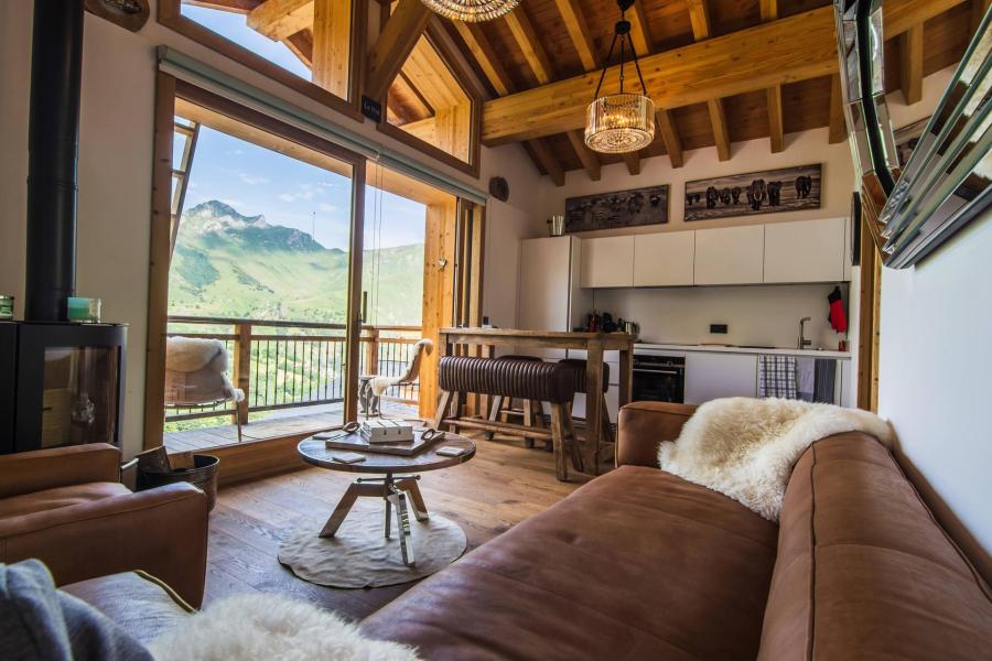 Rent in ski resort 2 room apartment 2 people (NID) - Le Hameau de Caseblanche - Saint Martin de Belleville - Living room