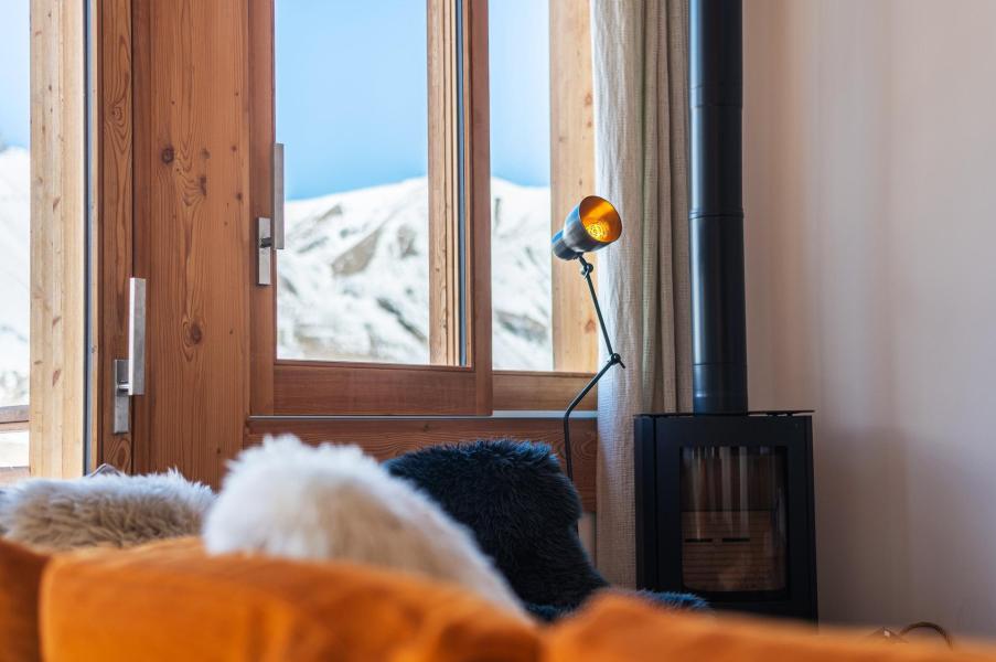 Rent in ski resort 5 room triplex chalet 8 people (Winterfold) - Le Hameau de Caseblanche - Saint Martin de Belleville - Living room