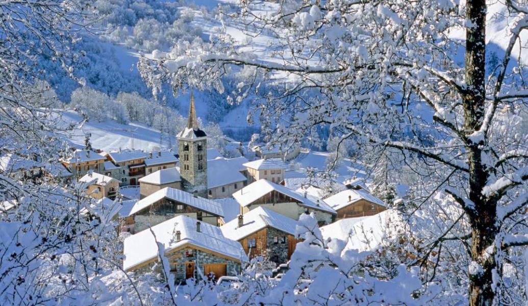 Skiverleih Le Hameau de Caseblanche - Saint Martin de Belleville - Draußen im Winter