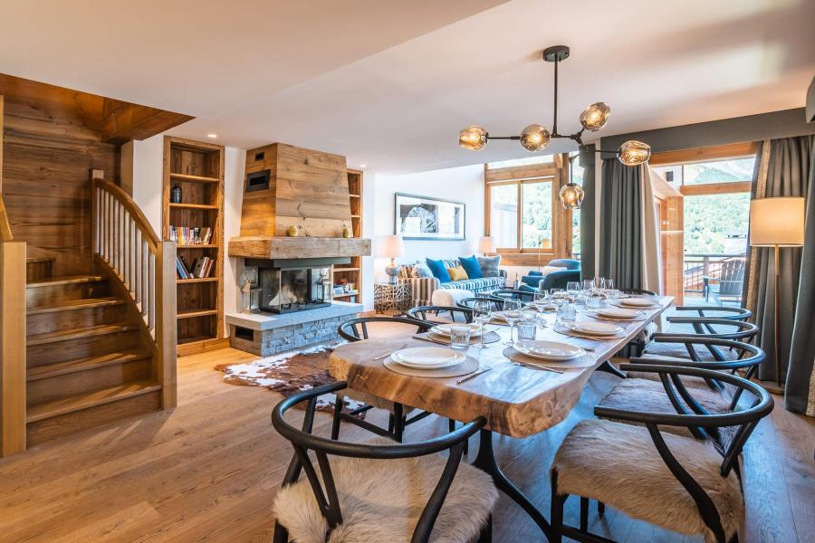 Rent in ski resort 6 room triplex chalet 10 people (Peak a Vue) - Le Hameau de Caseblanche - Saint Martin de Belleville - Living room