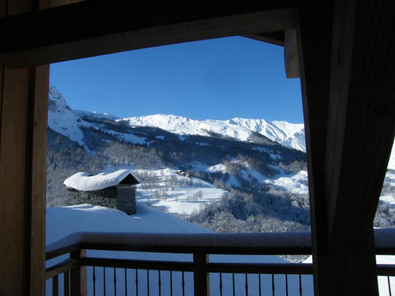 Rent in ski resort 4 room triplex chalet 6 people (Selini) - Le Hameau de Caseblanche - Saint Martin de Belleville - Winter outside