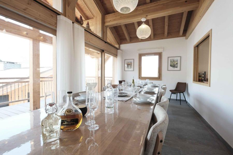 Rent in ski resort 8 room quadriplex chalet 14 people (Allium) - Le Hameau de Caseblanche - Saint Martin de Belleville - Living room