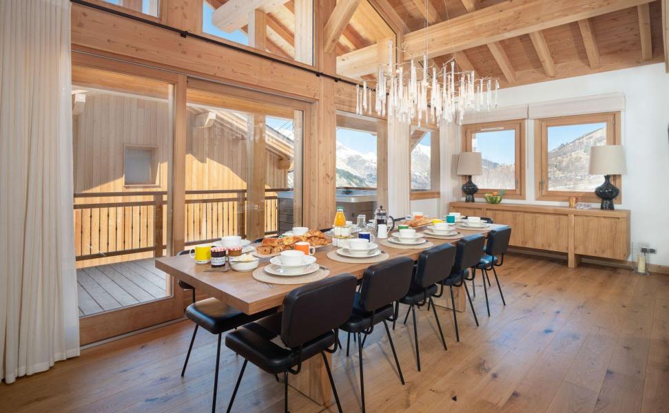 Rent in ski resort 8 room quadriplex chalet 14 people (Chanterella) - Le Hameau de Caseblanche - Saint Martin de Belleville - Living room