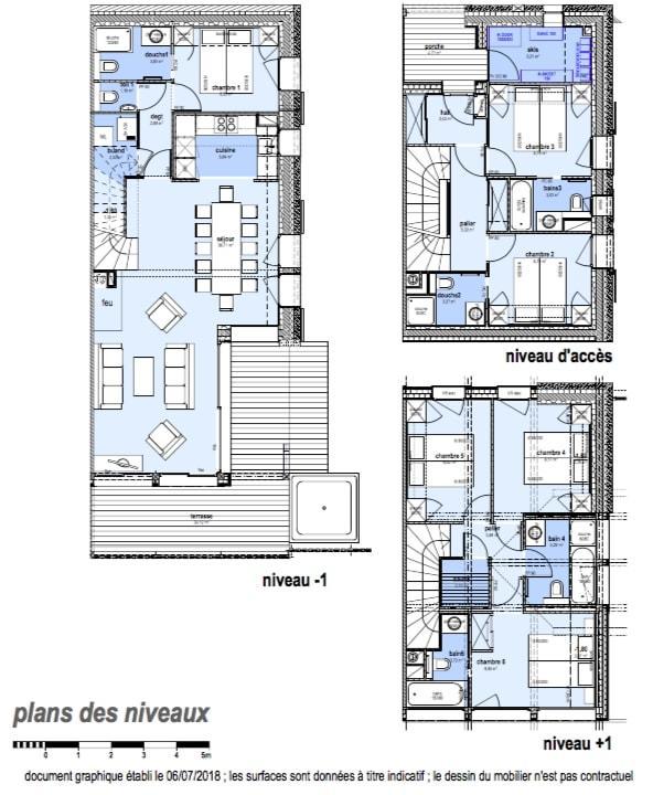 Soggiorno sugli sci Chalet su 3 piani 7 stanze per 12 persone (Myriel) - Le Hameau de Caseblanche - Saint Martin de Belleville - Mappa