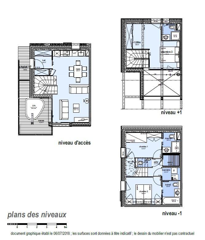 Skiverleih Triplex-Chalet 4 zimmer 6 Personnen (Léa) - Le Hameau de Caseblanche - Saint Martin de Belleville - Plan