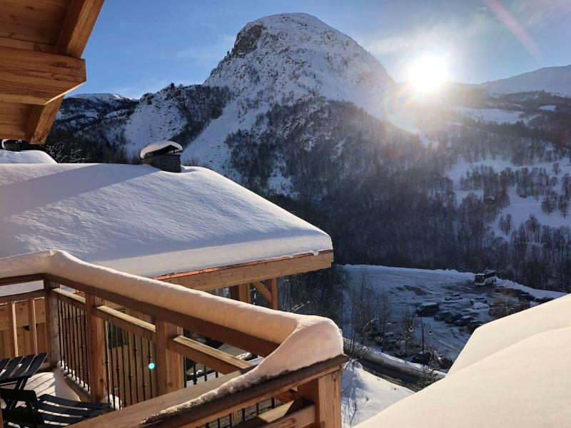 Rent in ski resort 4 room triplex chalet 6 people (Aigle) - Le Hameau de Caseblanche - Saint Martin de Belleville - Winter outside