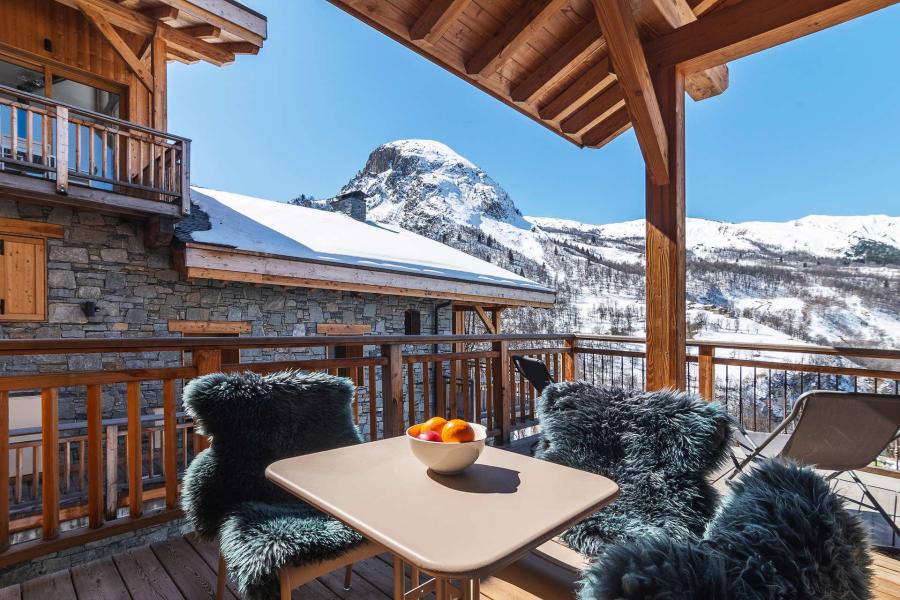 Rent in ski resort 5 room triplex chalet 8 people (Winterfold) - Le Hameau de Caseblanche - Saint Martin de Belleville