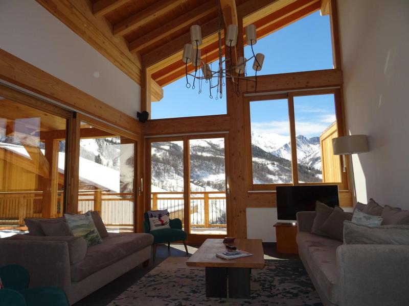 Location au ski Chalet duplex 6 pièces 10 personnes (Bouc Blanc) - Le Hameau de Caseblanche - Saint Martin de Belleville - Séjour