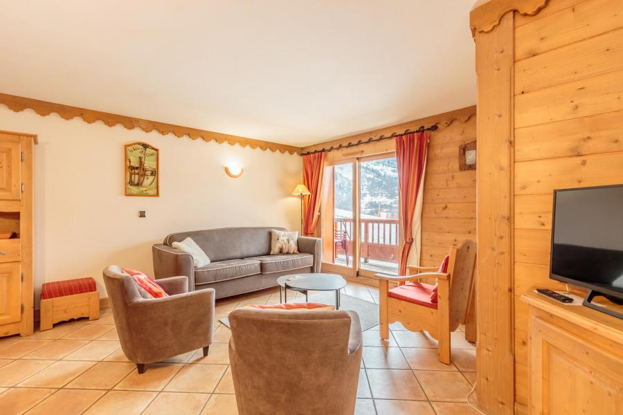 Rent in ski resort 3 room apartment 6 people (C09) - Les Chalets du Gypse - Saint Martin de Belleville - Living room