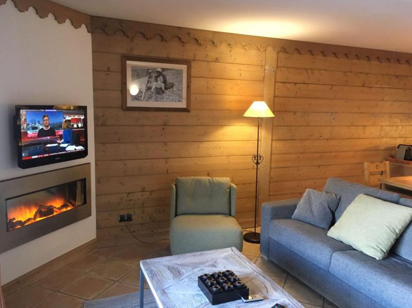 Rent in ski resort 4 room apartment 8 people (C02) - Les Chalets du Gypse - Saint Martin de Belleville - Living room