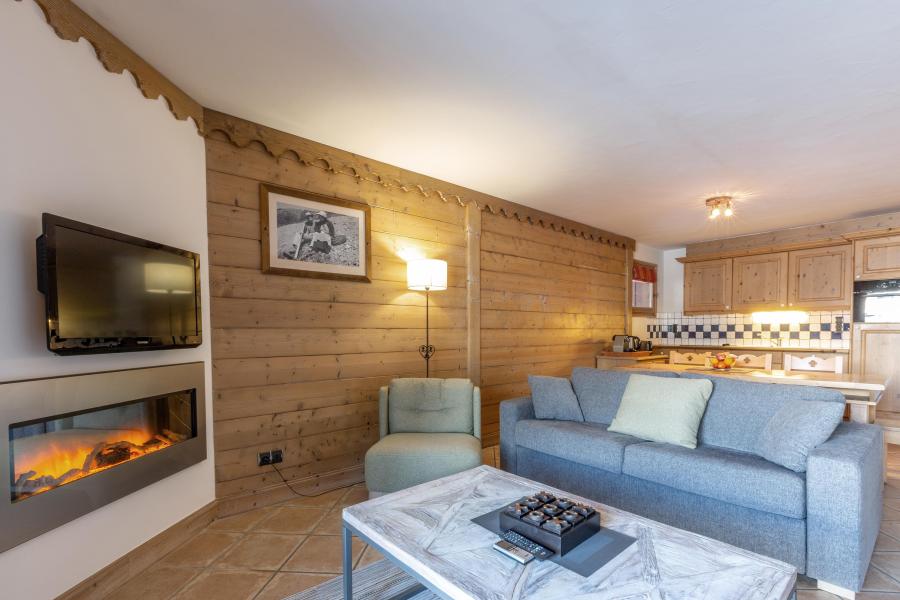 Rent in ski resort 4 room apartment 8 people (C02) - Les Chalets du Gypse - Saint Martin de Belleville - Living room