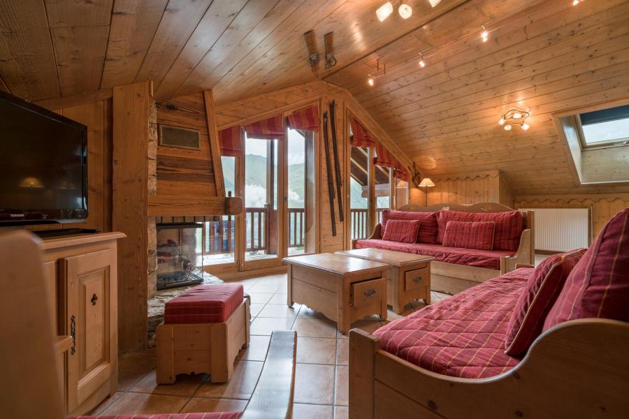 Skiverleih 4-Zimmer-Appartment für 8 Personen (C11) - Les Chalets du Gypse - Saint Martin de Belleville - Wohnzimmer