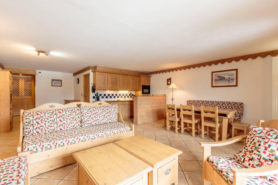 Skiverleih 4-Zimmer-Holzhütte für 8 Personen (C08) - Les Chalets du Gypse - Saint Martin de Belleville - Wohnzimmer