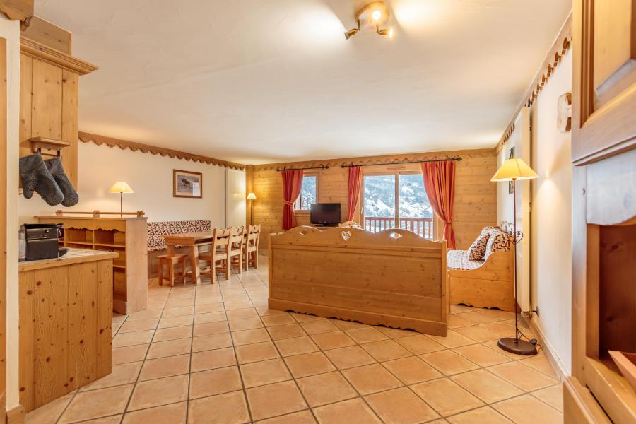 Skiverleih 4-Zimmer-Holzhütte für 8 Personen (C08) - Les Chalets du Gypse - Saint Martin de Belleville - Wohnzimmer