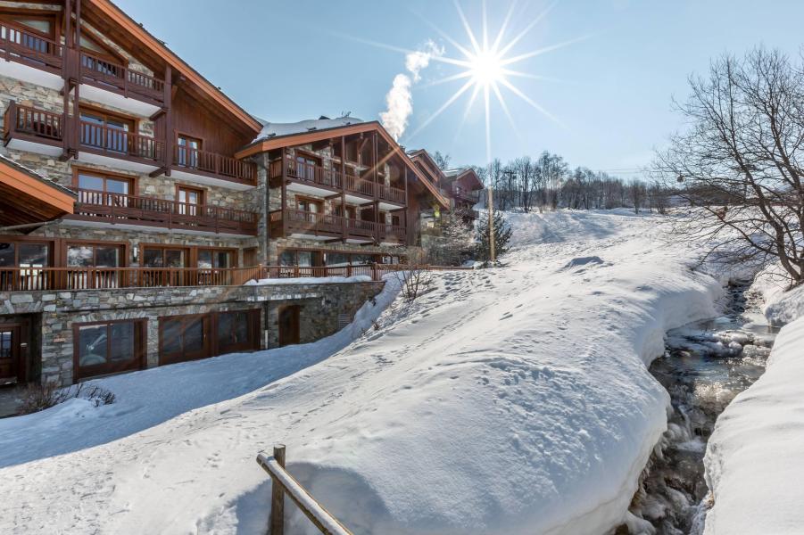 Аренда на лыжном курорте Les Chalets du Gypse - Saint Martin de Belleville - зимой под открытым небом