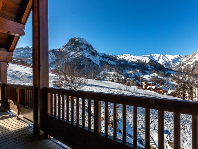 Soggiorno sugli sci Appartamento 4 stanze per 8 persone (A05) - Les Chalets du Gypse - Saint Martin de Belleville - Terrazza