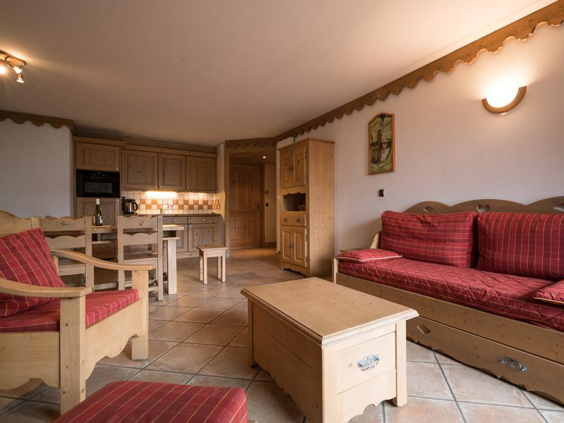 Ski verhuur Appartement 3 kamers 6 personen (C09) - Les Chalets du Gypse - Saint Martin de Belleville - Woonkamer