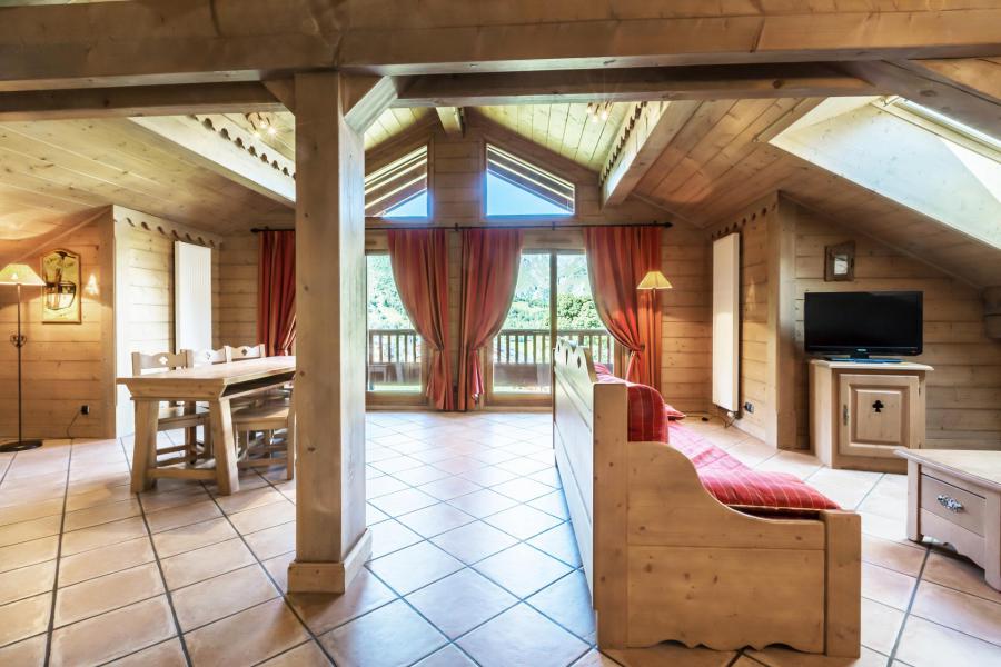 Ski verhuur Appartement 4 kamers 8 personen (A05) - Les Chalets du Gypse - Saint Martin de Belleville - Woonkamer