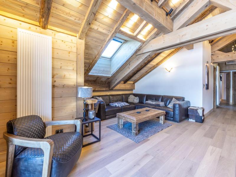 Ski verhuur Appartement 4 kamers 8 personen (A05) - Les Chalets du Gypse - Saint Martin de Belleville - Woonkamer