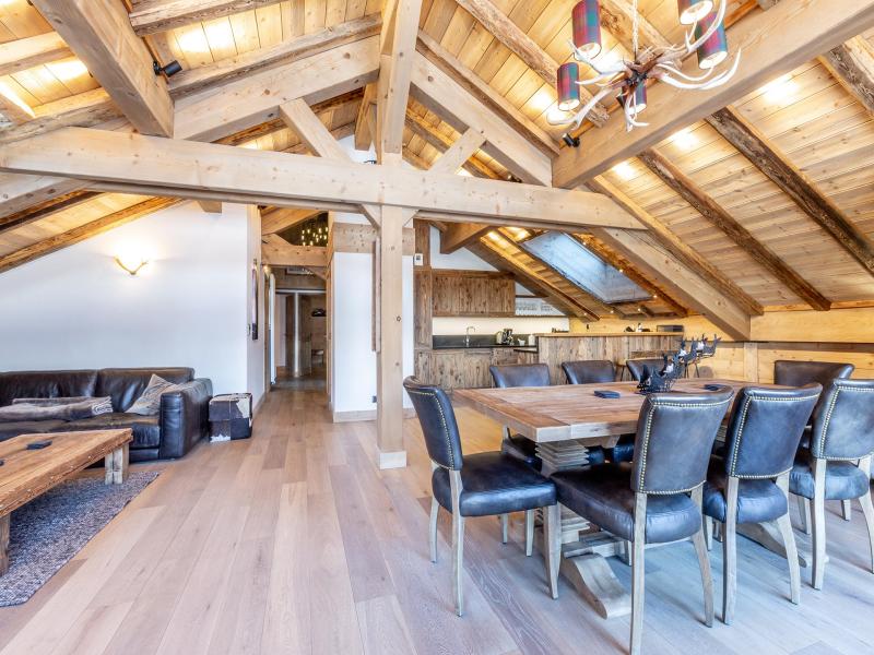 Ski verhuur Appartement 4 kamers 8 personen (A05) - Les Chalets du Gypse - Saint Martin de Belleville - Woonkamer