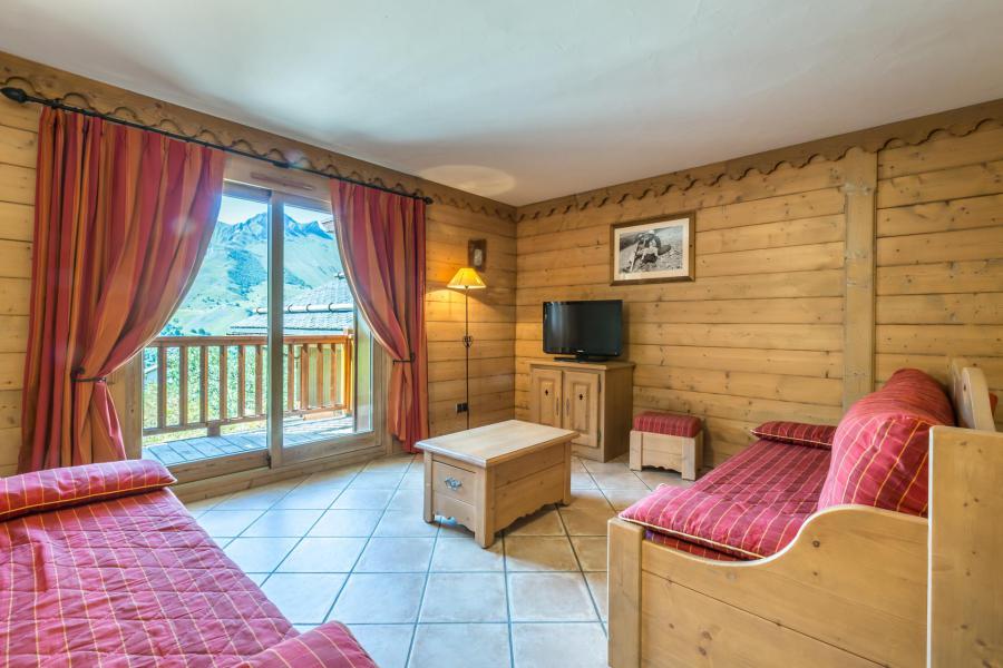 Ski verhuur Appartement 4 kamers 8 personen (C02) - Les Chalets du Gypse - Saint Martin de Belleville - Woonkamer