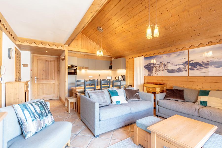 Ski verhuur Appartement 4 kamers 8 personen (C10) - Les Chalets du Gypse - Saint Martin de Belleville - Woonkamer