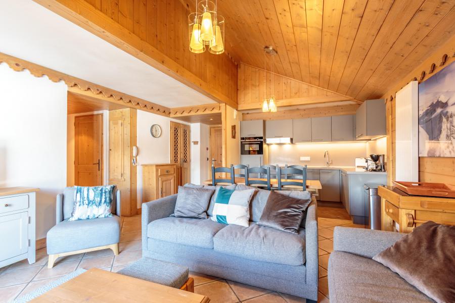 Ski verhuur Appartement 4 kamers 8 personen (C10) - Les Chalets du Gypse - Saint Martin de Belleville - Woonkamer