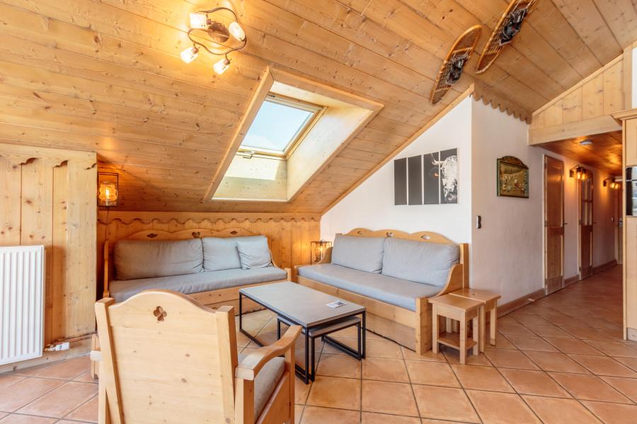 Ski verhuur Appartement 4 kamers 8 personen (C11) - Les Chalets du Gypse - Saint Martin de Belleville - Woonkamer