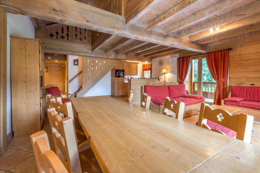 Ski verhuur Appartement 4 kamers mezzanine 10 personen (C16) - Les Chalets du Gypse - Saint Martin de Belleville - Woonkamer