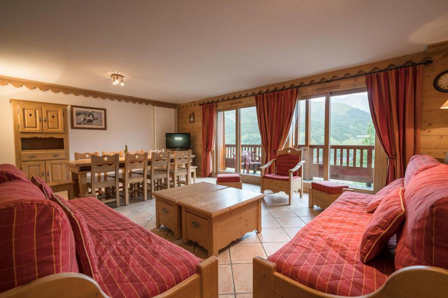 Ski verhuur Appartement 5 kamers 10 personen (C17) - Les Chalets du Gypse - Saint Martin de Belleville - Woonkamer