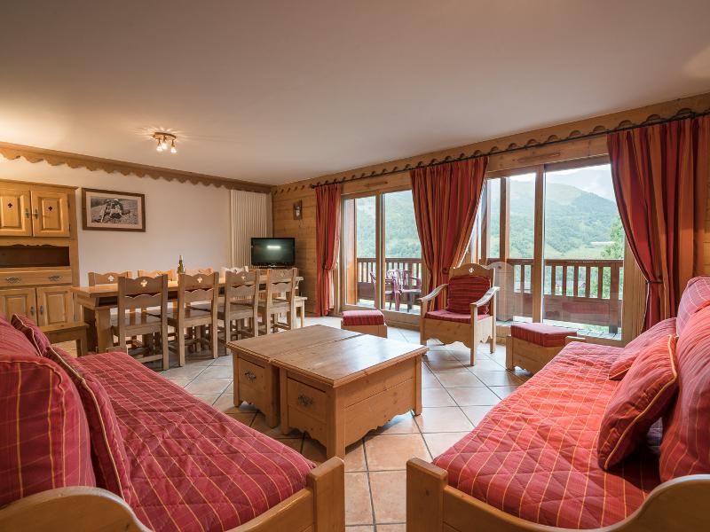 Ski verhuur Appartement 5 kamers 10 personen (C17) - Les Chalets du Gypse - Saint Martin de Belleville - Woonkamer