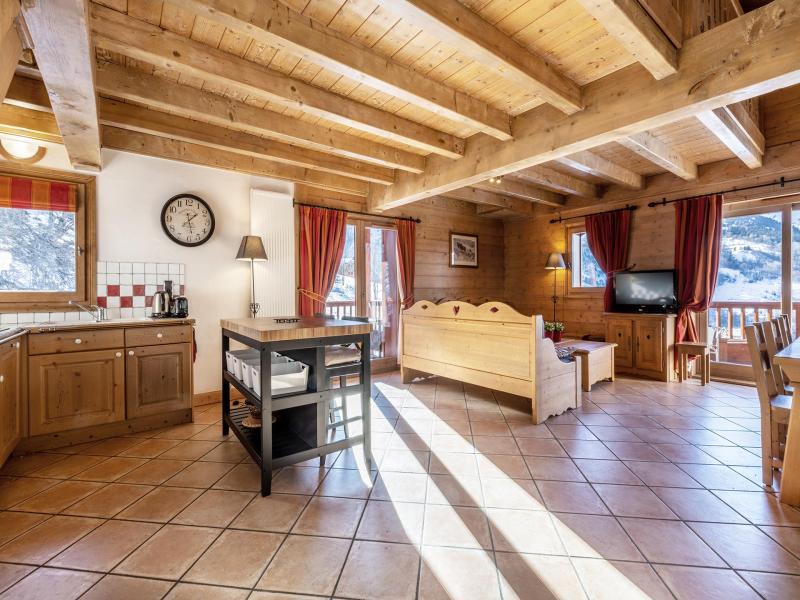 Skiverleih Wohnung 4 Mezzanine Zimmer 10 Leute (C16) - Les Chalets du Gypse - Saint Martin de Belleville - Wohnzimmer