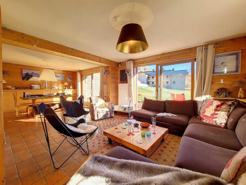 Skiverleih 5 Zimmer Chalet für 10 Personen (Logement 5 pièces 10 personnes (MN-CRINTALLIA)) - LEVASSAIX - Saint Martin de Belleville - Wohnzimmer