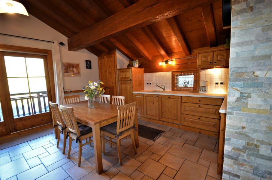 Skiverleih 3 Zimmer Maisonettewohnung für 4 Personen - Maison de Village la Grange - Saint Martin de Belleville - Küche