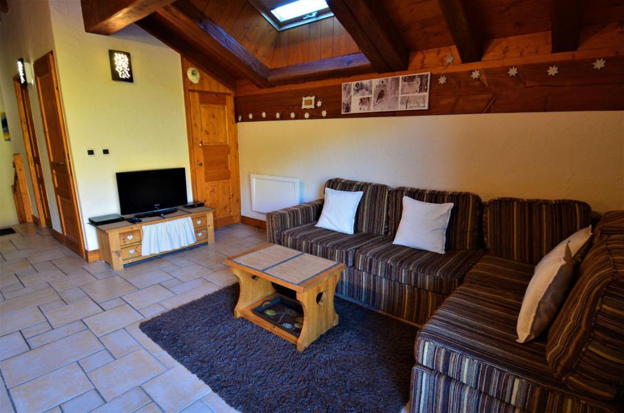 Ski verhuur Appartement duplex 3 kamers 4 personen - Maison de Village la Grange - Saint Martin de Belleville - Woonkamer