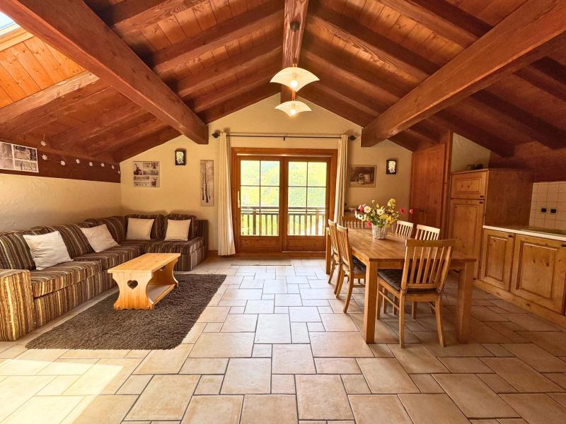 Ski verhuur Appartement duplex 3 kamers 4 personen - Maison de Village la Grange - Saint Martin de Belleville - Woonkamer