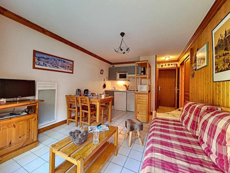 Rent in ski resort 2 room apartment cabin 6 people (A2) - Résidence Balcons de Tougnette - Saint Martin de Belleville - Living room