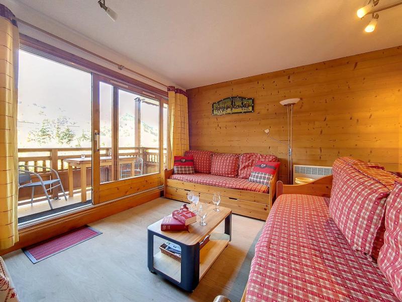 Rent in ski resort 3 room apartment 6 people (A12) - Résidence Balcons de Tougnette - Saint Martin de Belleville - Living room