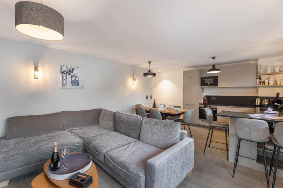 Skiverleih 4-Zimmer-Appartment für 6 Personen (LAC BLANC) - Résidence du Cheval Noir - Saint Martin de Belleville - Wohnzimmer