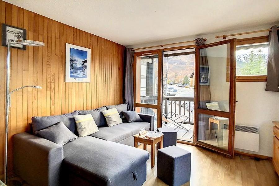 Ski verhuur Appartement 2 kamers 4 personen (B1) - Résidence Hors Piste - Saint Martin de Belleville - Woonkamer