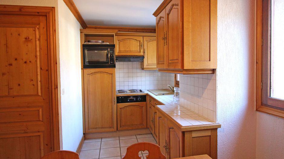 Rent in ski resort 4 room duplex apartment 8 people (4) - Résidence la Voute - Saint Martin de Belleville - Open-plan kitchen