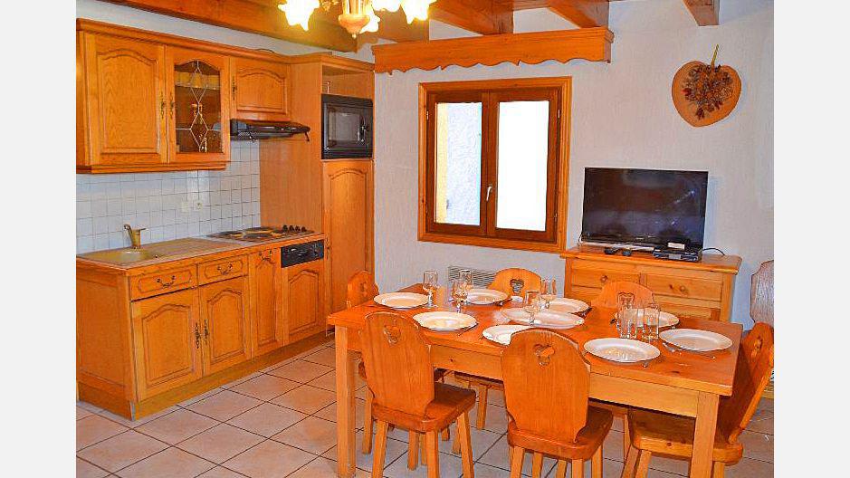 Alquiler al esquí Apartamento dúplex 4 piezas 6 personas (3) - Résidence la Voute - Saint Martin de Belleville - Cocina abierta