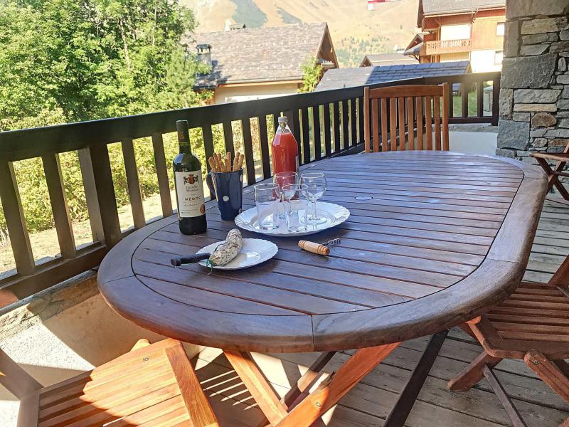 Ski verhuur Appartement 2 kamers 4 personen (A1) - Résidence le Cochet - Saint Martin de Belleville - Balkon