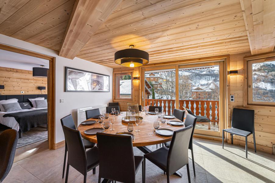 Rent in ski resort 8 room duplex apartment 12 people (5) - Résidence Trolles Prestige - Saint Martin de Belleville - Dining area