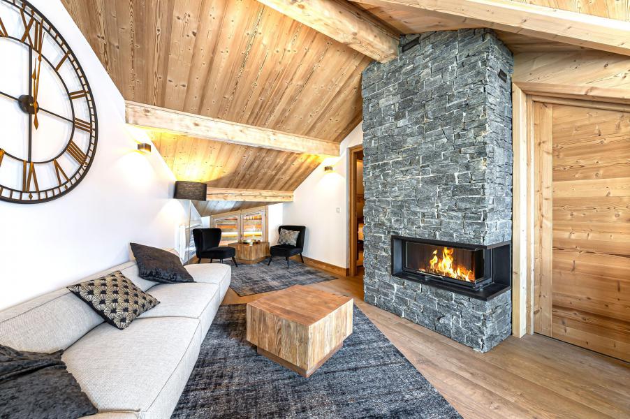Rent in ski resort 8 room duplex apartment 12 people (5) - Résidence Trolles Prestige - Saint Martin de Belleville - Living room