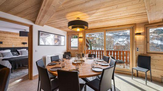 Rent in ski resort 8 room duplex apartment 12 people (5) - Résidence Trolles Prestige - Saint Martin de Belleville - Living room