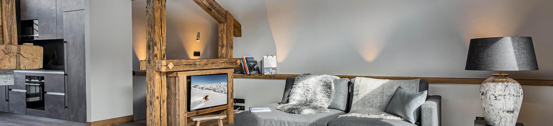 Rent in ski resort 6 room duplex chalet 10 people - Chalet la Grange - Saint Martin de Belleville